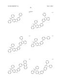 MATERIAL FOR ORGANIC ELECTROLUMINESCENT ELEMENT, AND ORGANIC     ELECTROLUMINESCENT ELEMENT USING SAME diagram and image