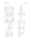 MATERIAL FOR ORGANIC ELECTROLUMINESCENT ELEMENT, AND ORGANIC     ELECTROLUMINESCENT ELEMENT USING SAME diagram and image