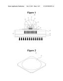 LED CHIP-ON-BOARD TYPE FLEXIBLE PCB AND FLEXIBLE HEAT SPREADER SHEET PAD     AND HEAT-SINK STRUCTURE USING THE SAME diagram and image