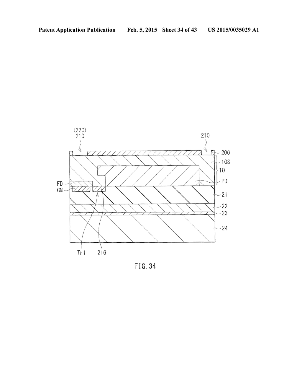 IMAGING DEVICE, ELECTRONIC APPARATUS, AND METHOD OF MANUFACTURING IMAGING     DEVICE - diagram, schematic, and image 35