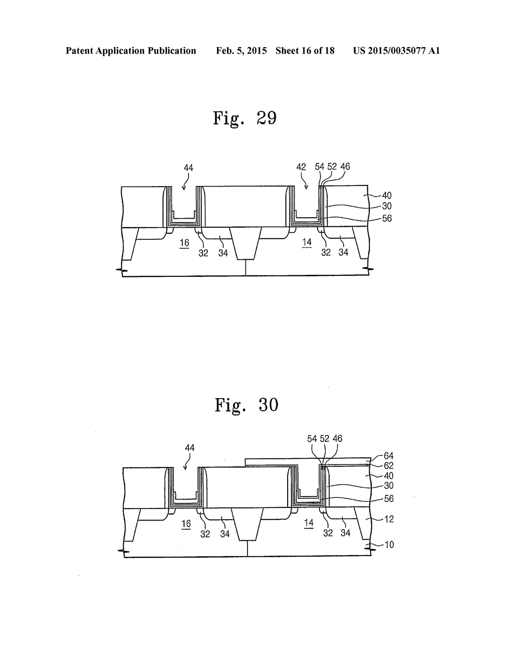 MOS TRANSISTORS INCLUDING A RECESSED METAL PATTERN IN A TRENCH - diagram, schematic, and image 17