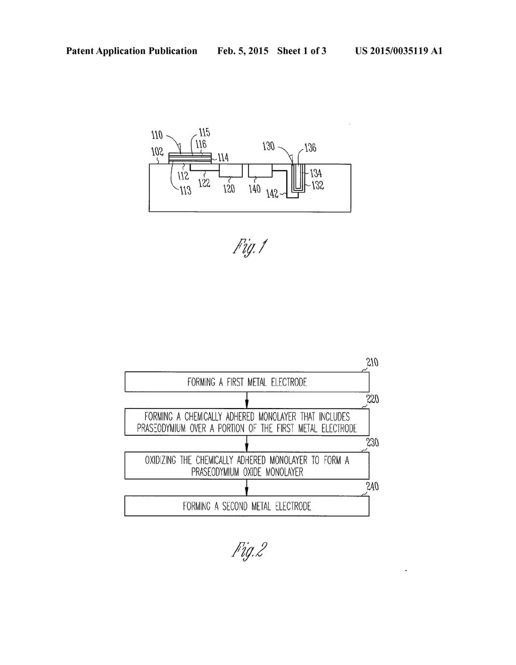 CAPACITORS AND METHODS WITH PRASEODYMIUM OXIDE INSULATORS - diagram, schematic, and image 02