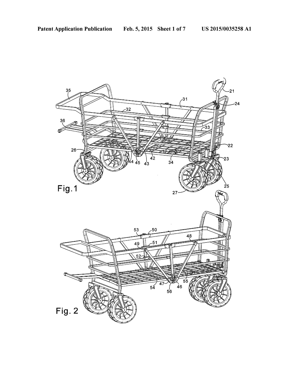 Folding Wagon - diagram, schematic, and image 02