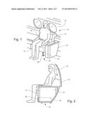 LEG RESTRAINT DEVICE FOR SIDE-FACING SEATED VEHICLE OCCUPANTS diagram and image