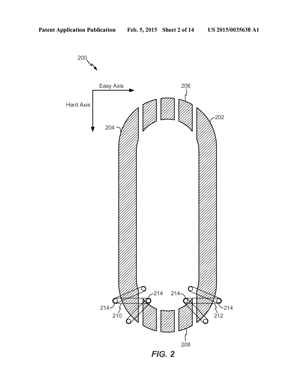 INTEGRATION OF A COIL AND A DISCONTINUOUS MAGNETIC CORE - diagram, schematic, and image 03