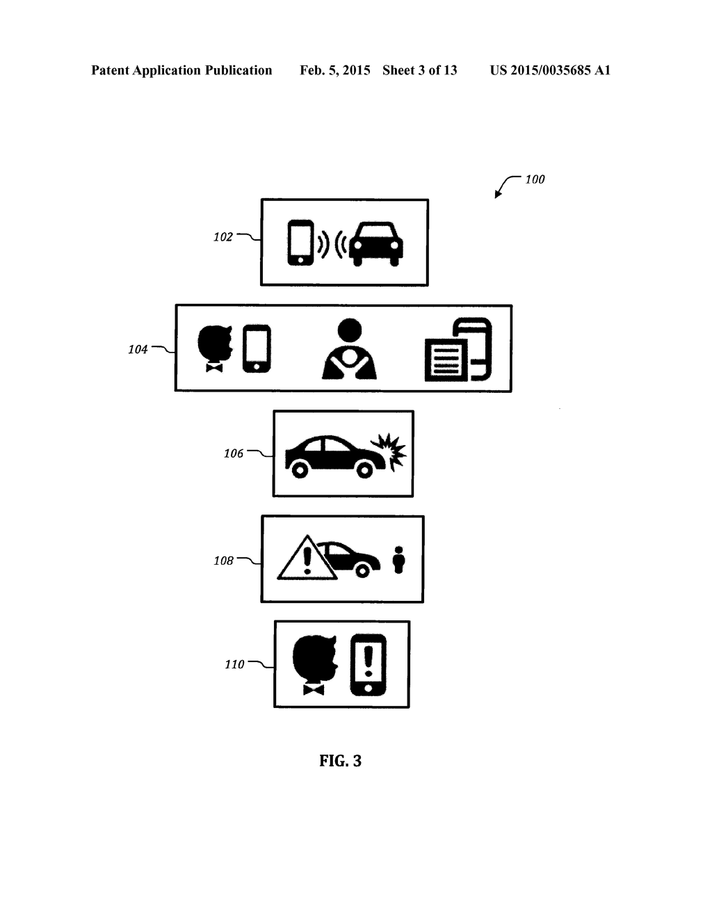 VEHICLE TO PEDESTRIAN COMMUNICATION SYSTEM AND METHOD - diagram, schematic, and image 04