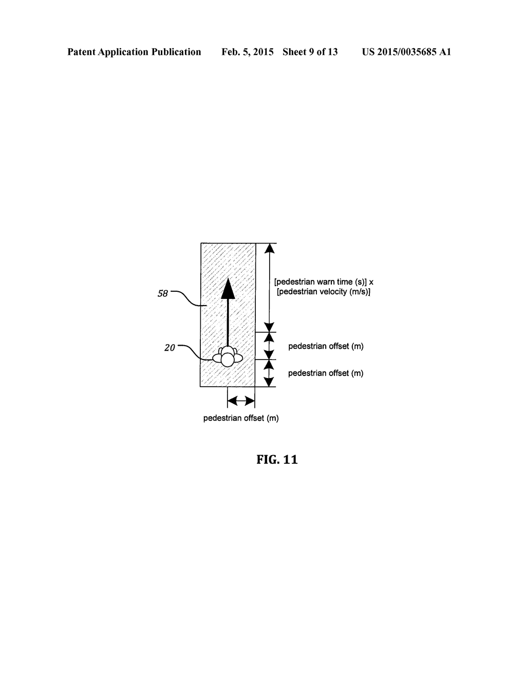 VEHICLE TO PEDESTRIAN COMMUNICATION SYSTEM AND METHOD - diagram, schematic, and image 10