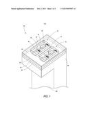 INKJET NOZZLE DEVICE WITH SYMMETRICALLY CONSTRAINED BUBBLE FORMATION diagram and image