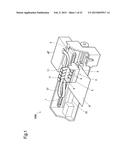 PRINTING MATERIAL CONTAINER, AND BOARD MOUNTED ON PRINTING MATERIAL     CONTAINER diagram and image