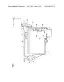 PRINTING MATERIAL CONTAINER, AND BOARD MOUNTED ON PRINTING MATERIAL     CONTAINER diagram and image