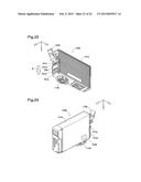 PRINTING MATERIAL CONTAINER, AND BOARD MOUNTED ON PRINTING MATERIAL     CONTAINER diagram and image