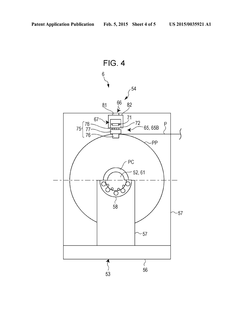 ROLL PAPER SUPPLYING DEVICE AND RECORDING APPARATUS - diagram, schematic, and image 05