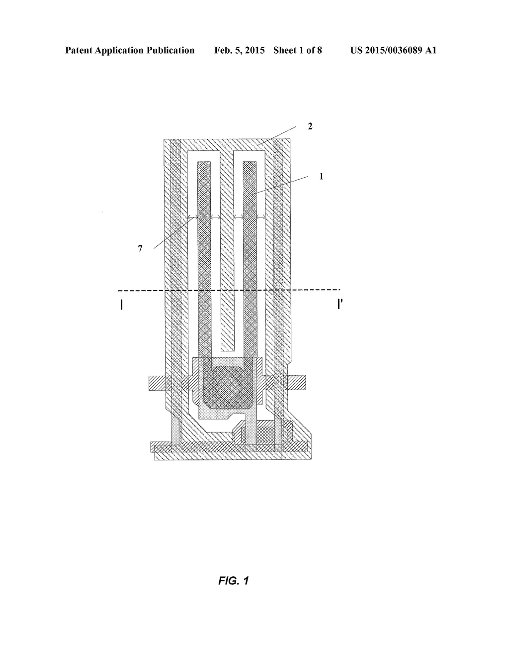 LIQUID CRYSTAL DISPLAY, ARRAY SUBSTRATE IN IN-PLANE SWITCHING MODE AND     MANUFACTURING METHOD THEREOF - diagram, schematic, and image 02