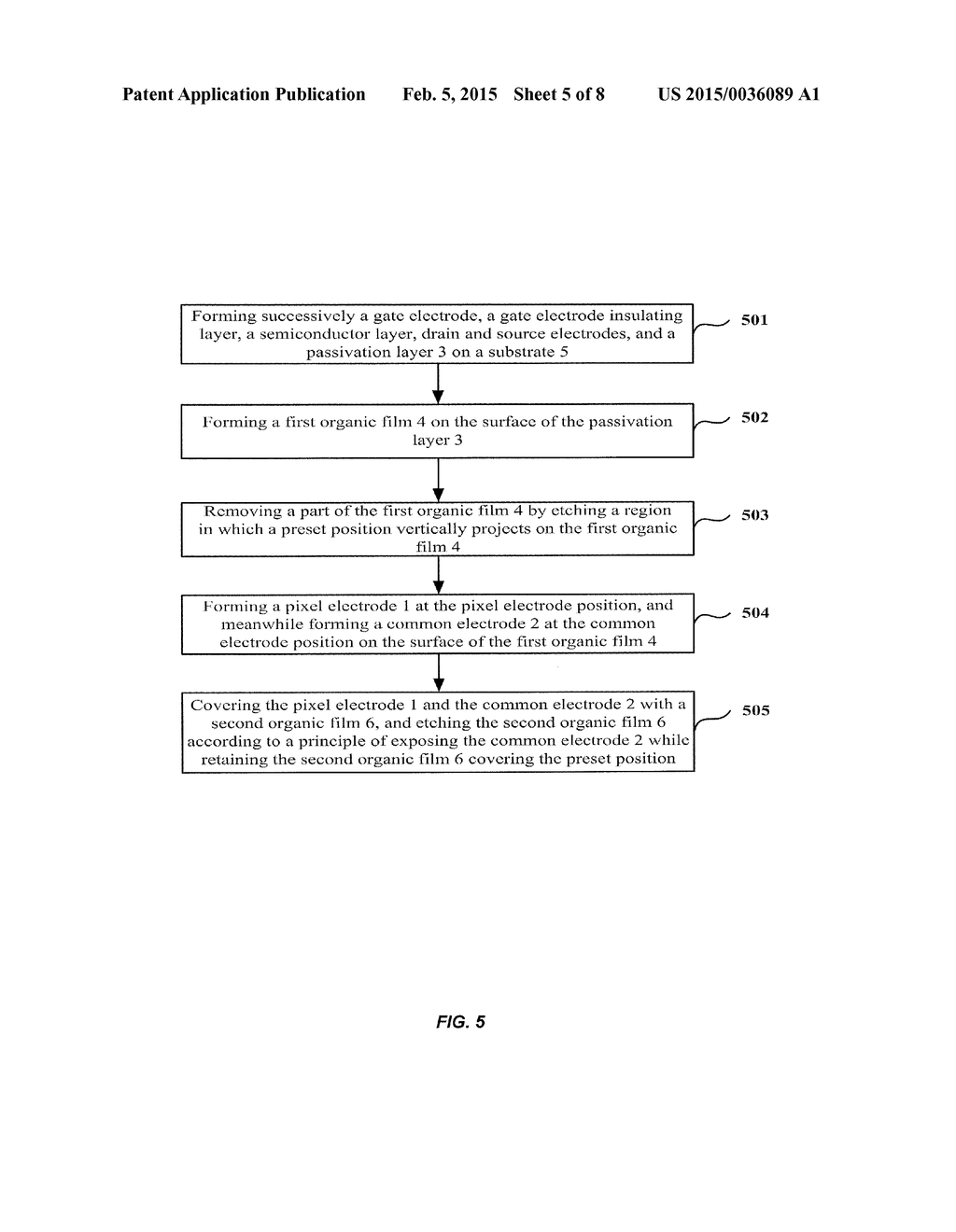 LIQUID CRYSTAL DISPLAY, ARRAY SUBSTRATE IN IN-PLANE SWITCHING MODE AND     MANUFACTURING METHOD THEREOF - diagram, schematic, and image 06