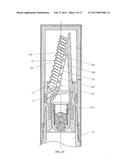 Airless Cosmetics Applicator with Airtight Sealing Dual Cap diagram and image