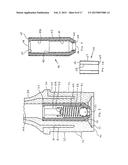 Airless Cosmetics Applicator with Airtight Sealing Dual Cap diagram and image