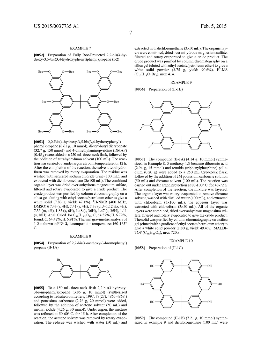 MOLECULAR GLASS PHOTORESISTS CONTAINING BISPHENOL A FRAMEWORK AND METHOD     FOR PREPARING THE SAME AND USE THEREOF - diagram, schematic, and image 11