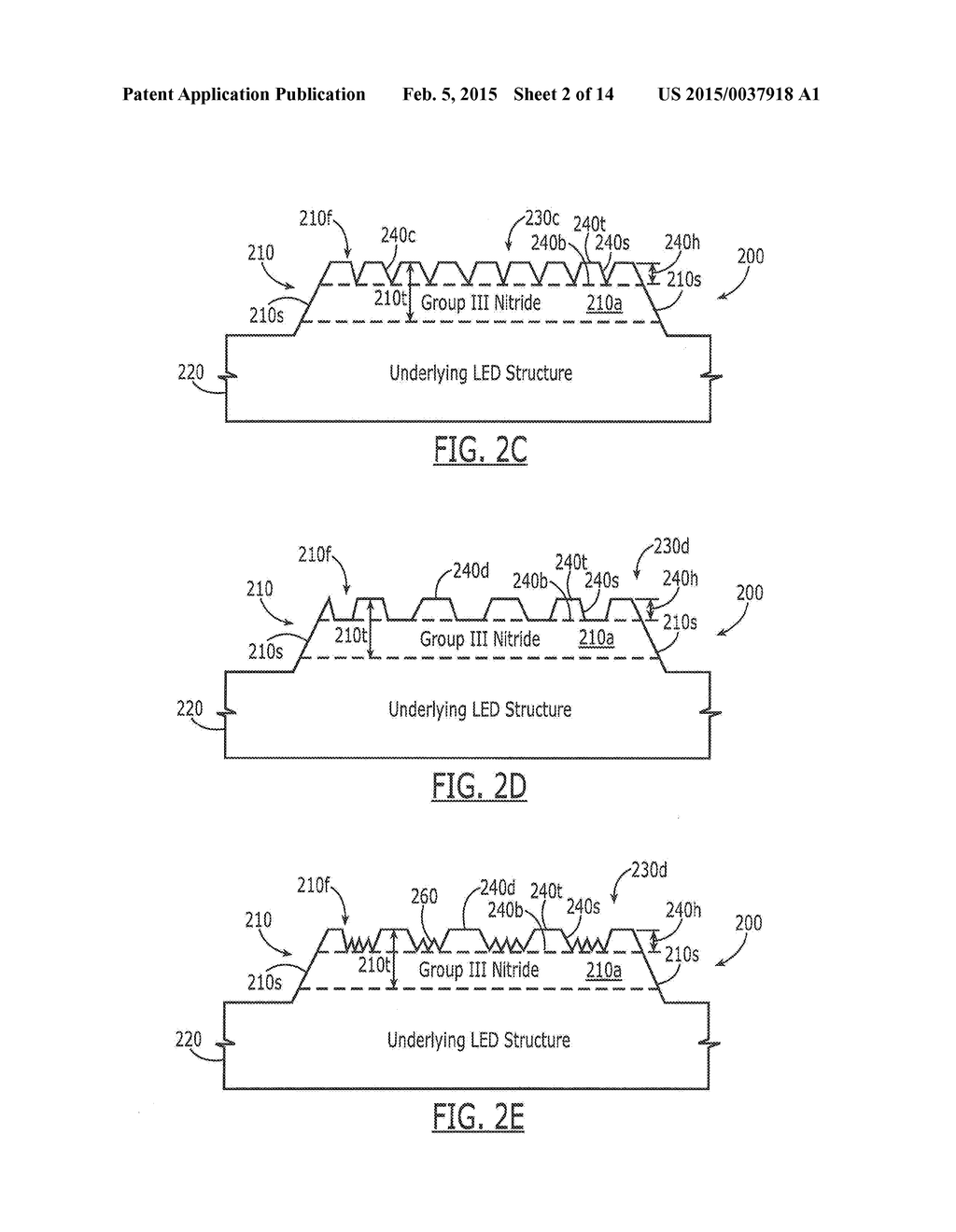 METHODS OF FABRICATING LIGHT EMITTING DIODES BY MASKING AND WET CHEMICAL     ETCHING - diagram, schematic, and image 03