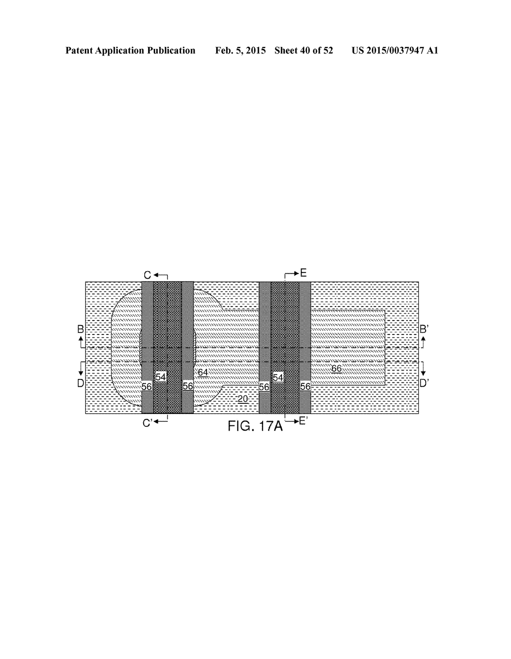 WRAP-AROUND FIN FOR CONTACTING A CAPACITOR STRAP OF A DRAM - diagram, schematic, and image 41