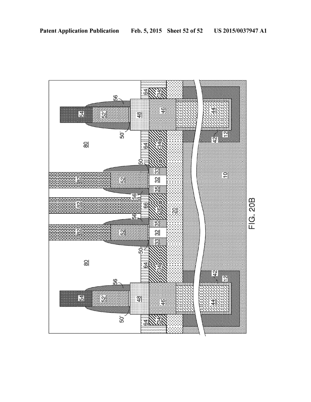 WRAP-AROUND FIN FOR CONTACTING A CAPACITOR STRAP OF A DRAM - diagram, schematic, and image 53