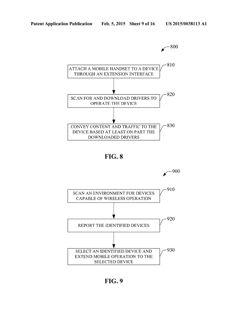 MOBILE HANDSET EXTENSION TO A DEVICE - diagram, schematic, and image 10