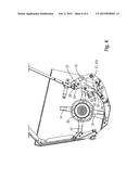 Combine harvester comprising a chopping mechanism diagram and image