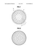 MULTI-PIECE SOLID GOLF BALL diagram and image