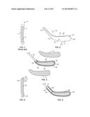 HOCKEY-STICK BLADE WITH REINFORCING FRAME diagram and image