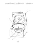 CENTRIFUGE EQUIPPED WITH A BALANCING MECHANISM AND METHOD OF BALANCING     SUCH A CENTRIFUGE diagram and image