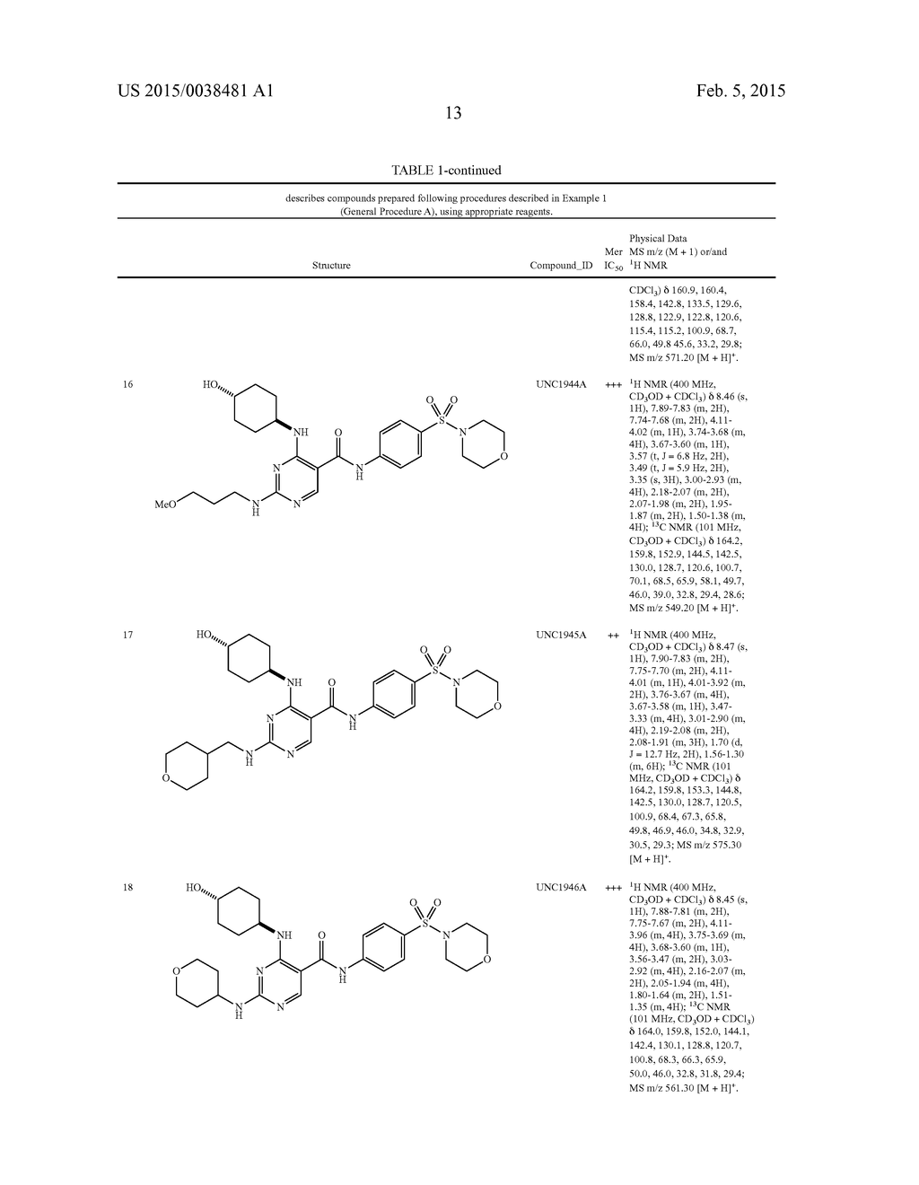 PYRIMIDINE COMPOUNDS FOR THE TREATMENT OF CANCER - diagram, schematic, and image 14