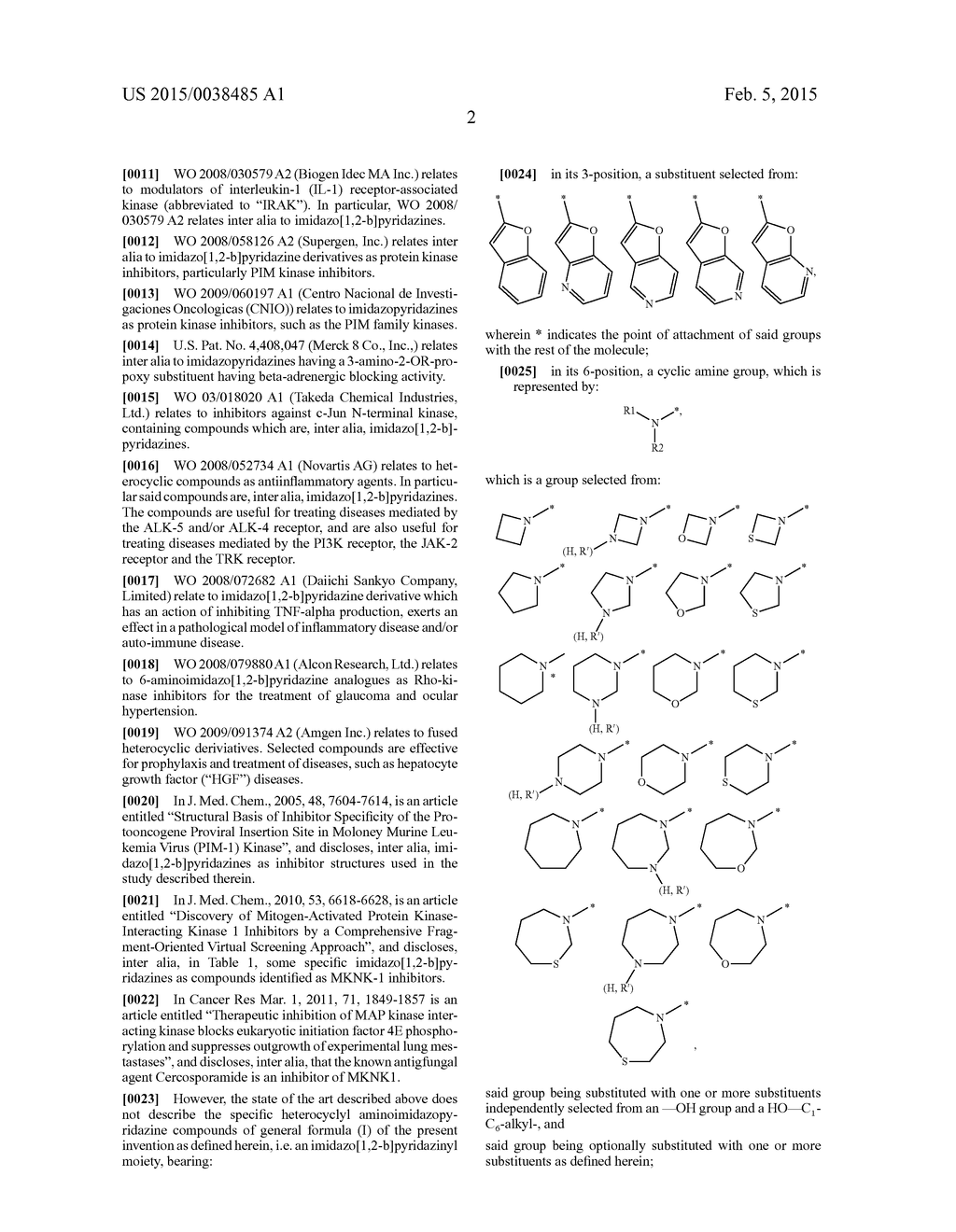 HETEROCYCLYL AMINOIMIDAZOPYRIDAZINES - diagram, schematic, and image 03