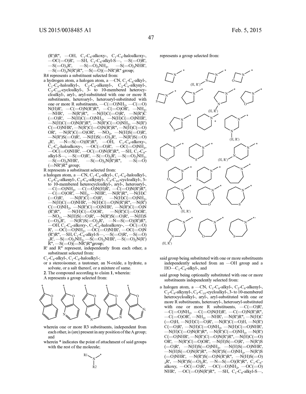 HETEROCYCLYL AMINOIMIDAZOPYRIDAZINES - diagram, schematic, and image 48