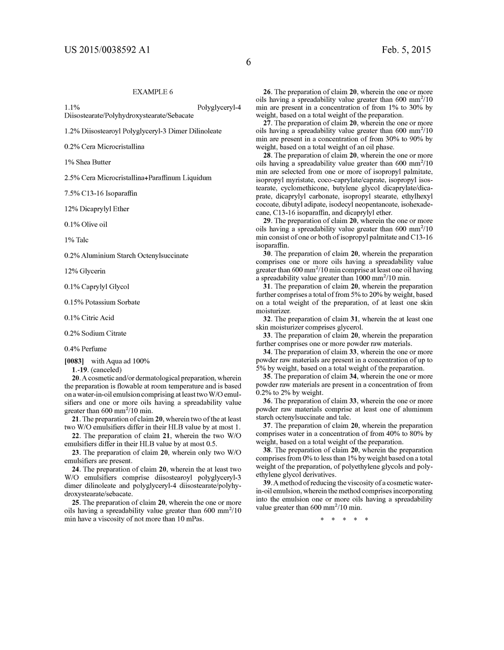 STABLE WATER-IN-OIL EMULSIONS WITH SPREADABLE OILS - diagram, schematic, and image 07