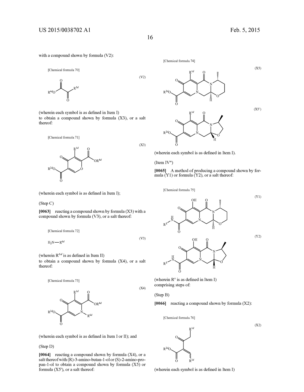 Method of producing compounds having HIV integrase inhivitory activity - diagram, schematic, and image 17