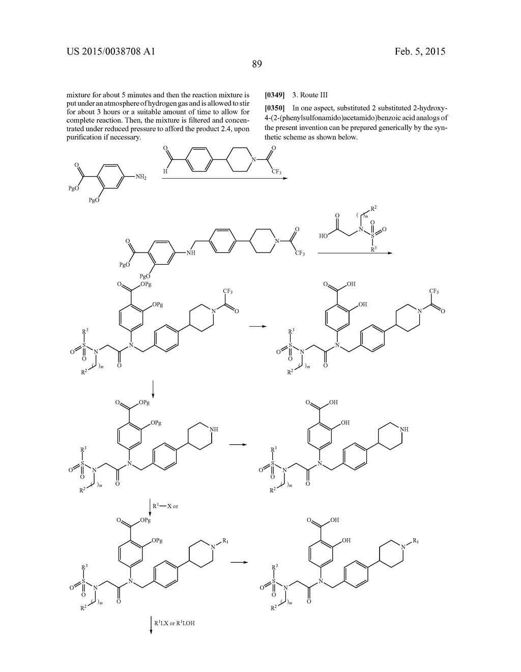 SUBSTITUTED 2-HYDROXY-4-(2-(PHENYLSULFONAMIDO)ACETAMIDO)BENZOIC ACID     ANALOGS AS INHIBITORS OF STAT PROTEIN - diagram, schematic, and image 116