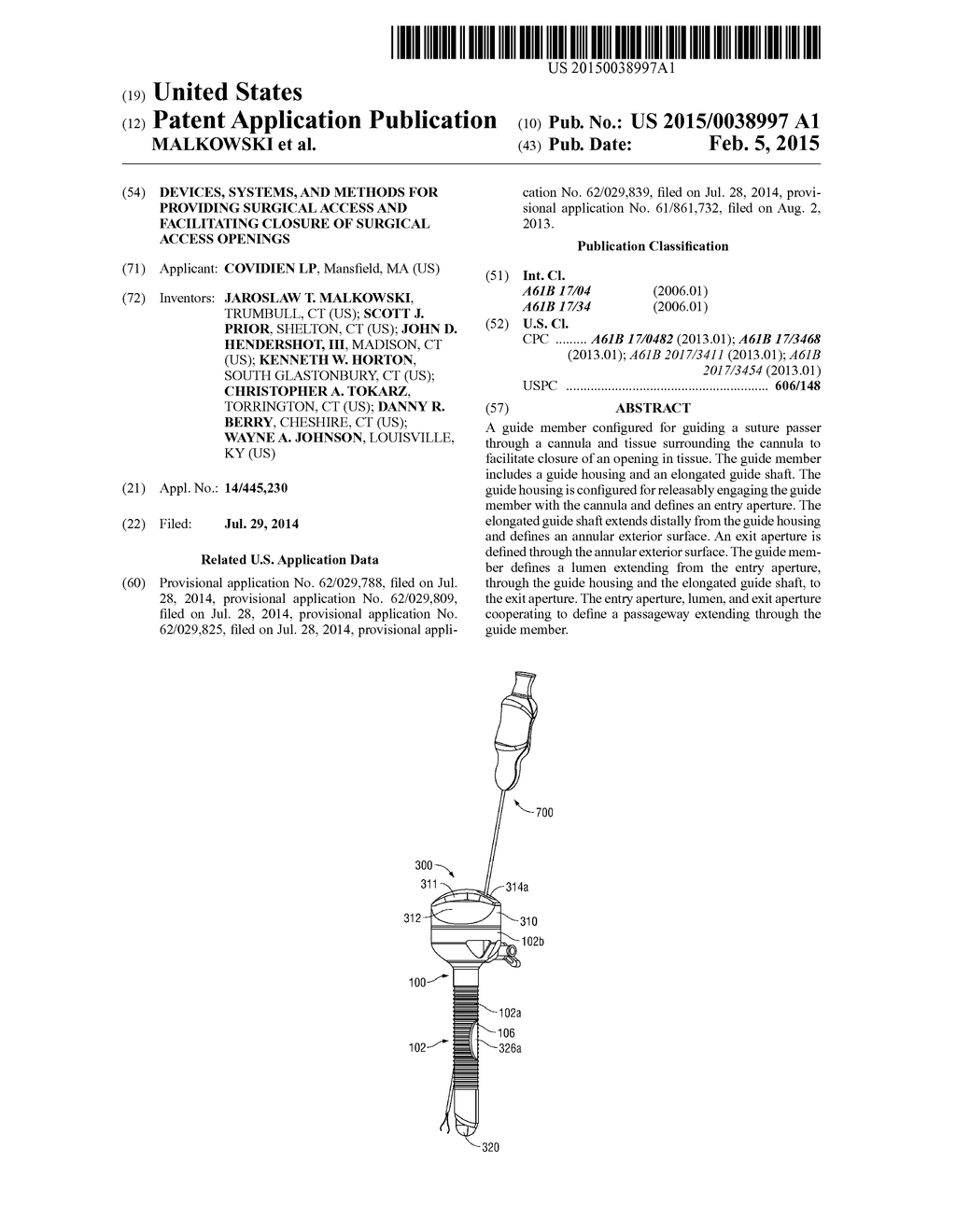 DEVICES, SYSTEMS, AND METHODS FOR PROVIDING SURGICAL ACCESS AND     FACILITATING CLOSURE OF SURGICAL ACCESS OPENINGS - diagram, schematic, and image 01