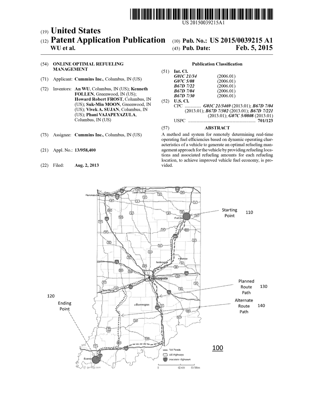 ONLINE OPTIMAL REFUELING MANAGEMENT - diagram, schematic, and image 01