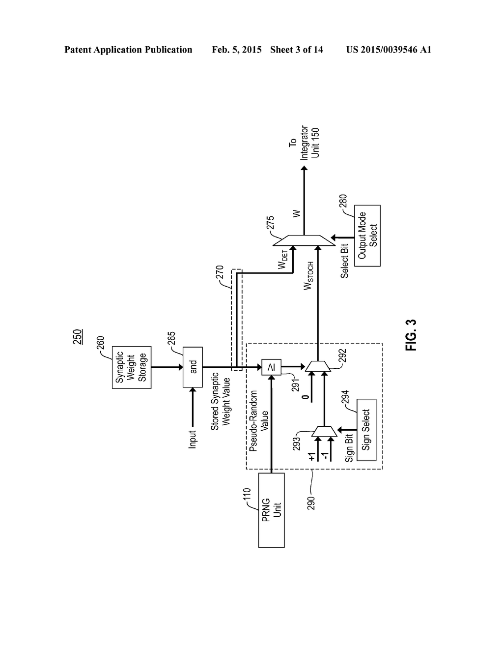 DUAL DETERMINISTIC AND STOCHASTIC NEUROSYNAPTIC CORE CIRCUIT - diagram, schematic, and image 04