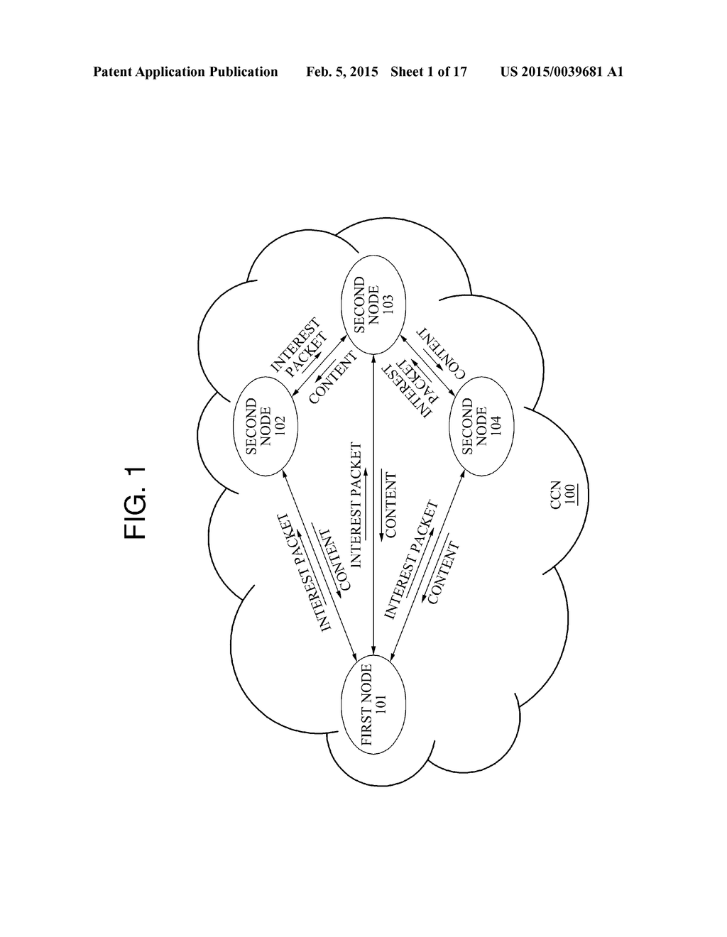 METHOD AND APPARATUS FOR DELIVERING CONTENT FROM CONTENT STORE IN     CONTENT-CENTRIC NETWORKING - diagram, schematic, and image 02