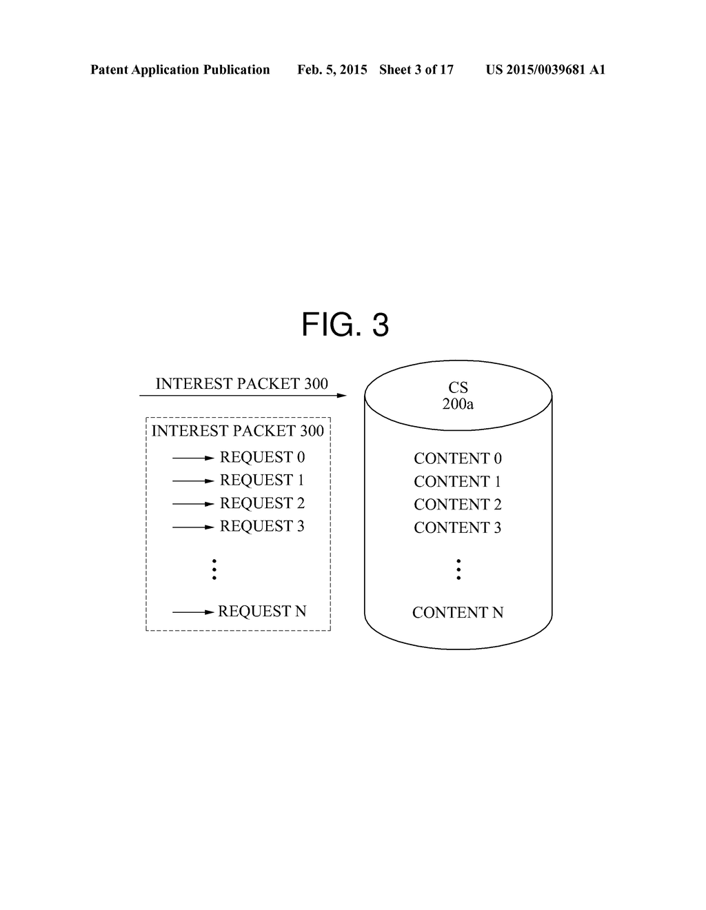 METHOD AND APPARATUS FOR DELIVERING CONTENT FROM CONTENT STORE IN     CONTENT-CENTRIC NETWORKING - diagram, schematic, and image 04