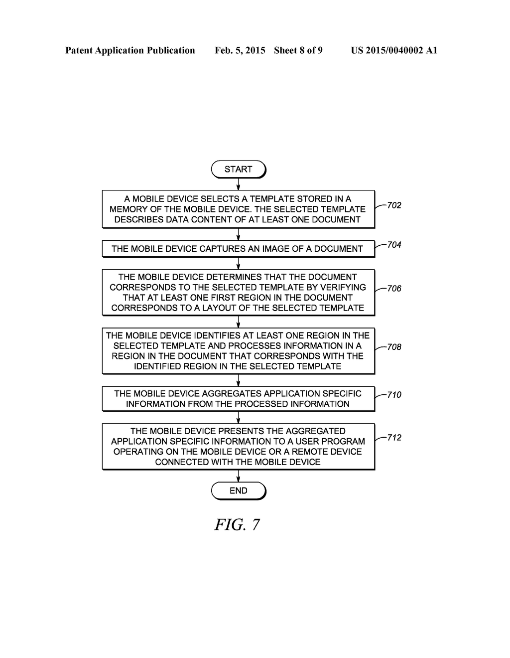 METHOD AND APPARATUS FOR CAPTURING AND PROCESSING CONTENT FROM CONTEXT     SENSITIVE DOCUMENTS ON A MOBILE DEVICE - diagram, schematic, and image 09