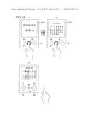 Information processing device having unlocking function diagram and image