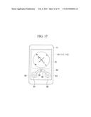 Information processing device having unlocking function diagram and image