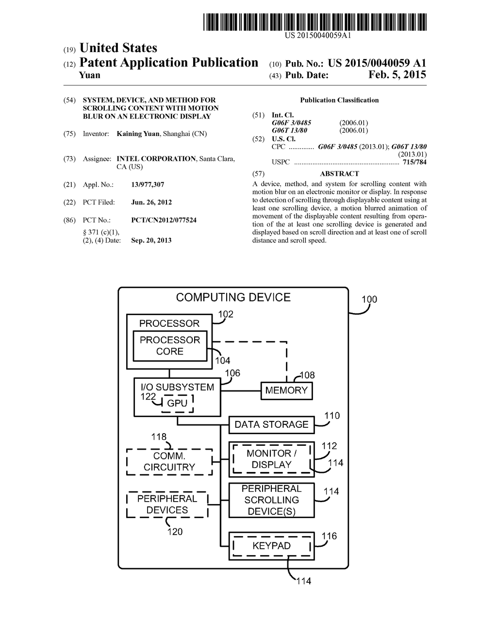 SYSTEM, DEVICE, AND METHOD FOR SCROLLING CONTENT WITH MOTION BLUR ON AN     ELECTRONIC DISPLAY - diagram, schematic, and image 01