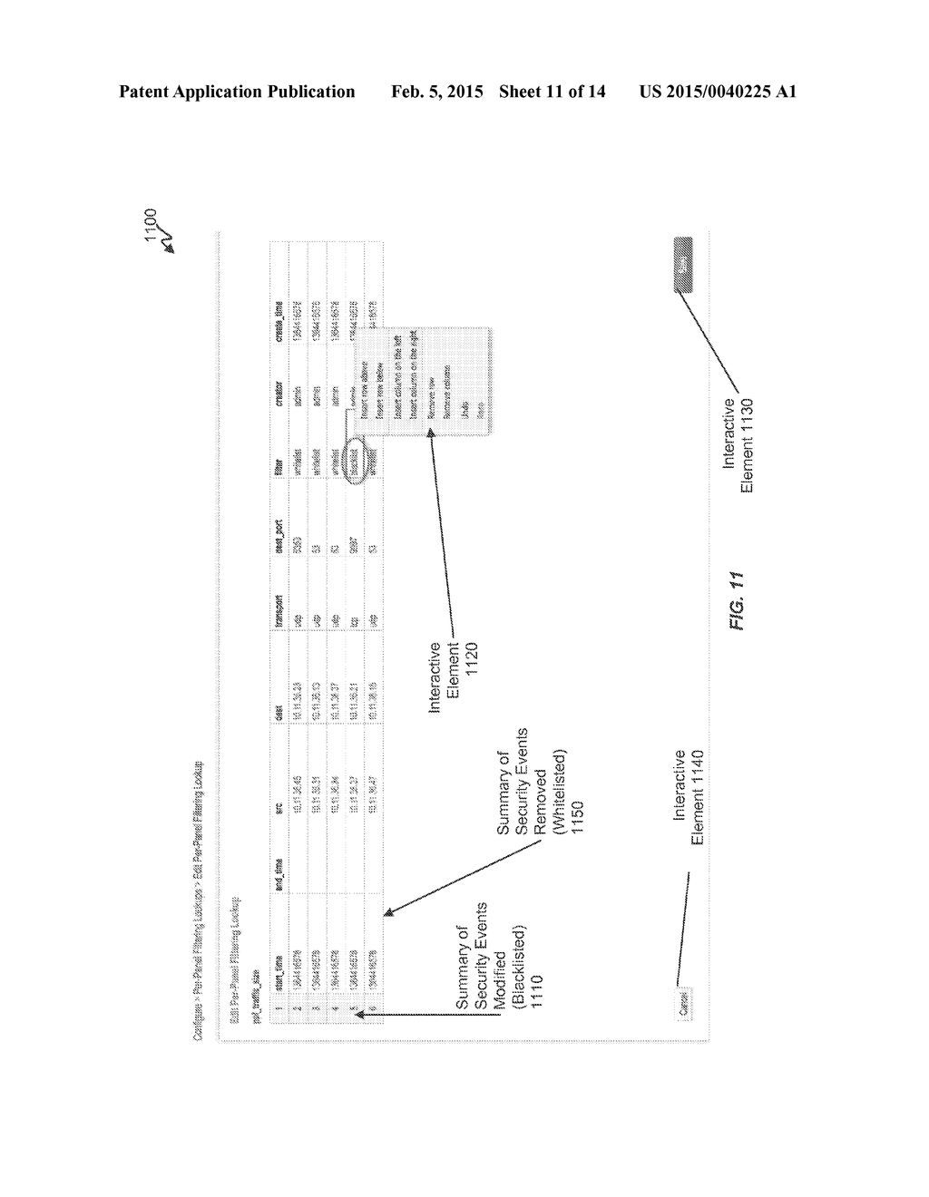 BLACKLISTING AND WHITELISTING OF SECURITY-RELATED EVENTS - diagram, schematic, and image 12