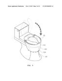 TOILET PROVIDED WITH URINE SPLASH PREVENTION APPARATUS diagram and image