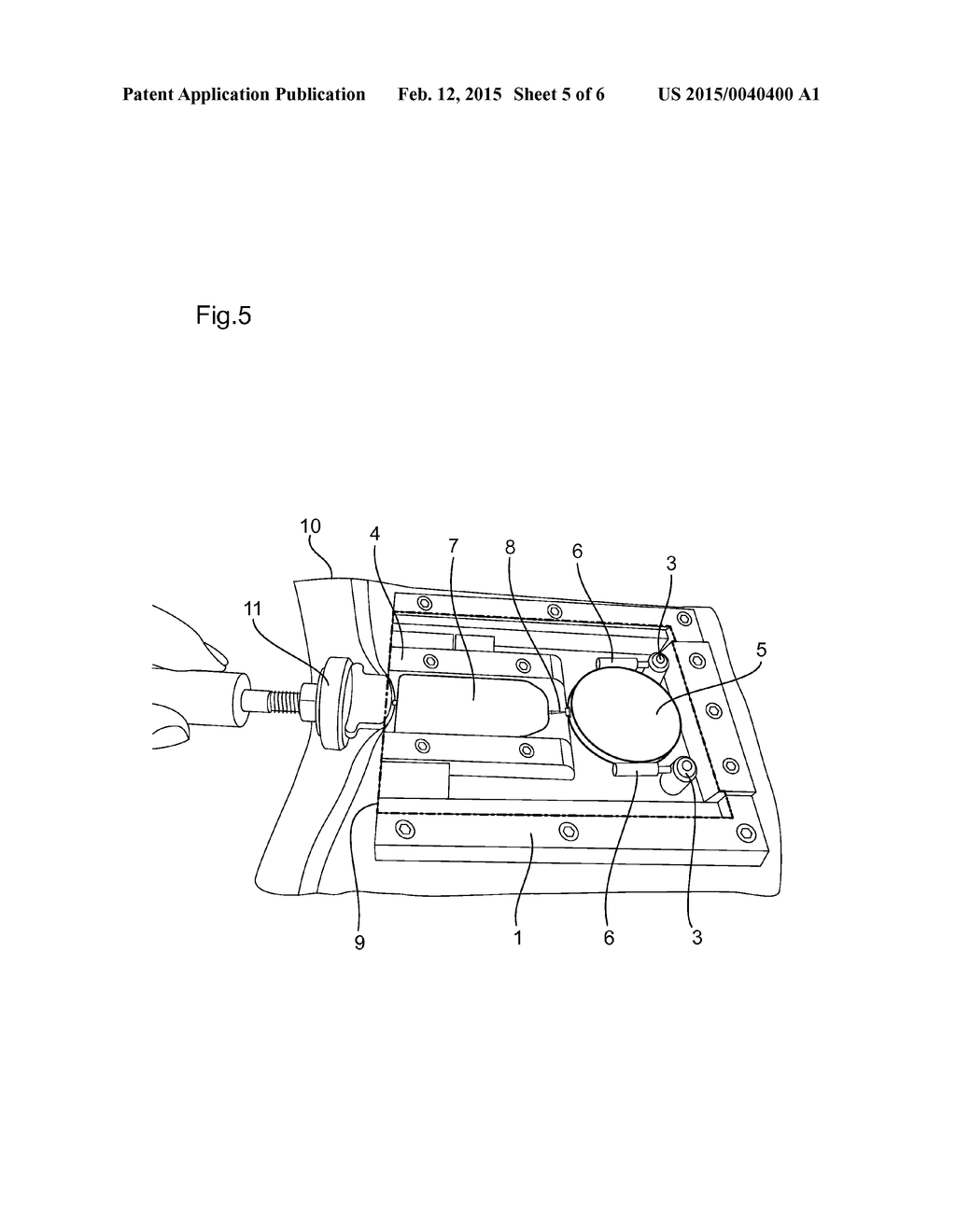 METHOD FOR PLACING A WATCH CASE UNDER A PROTECTIVE ATMOSPHERE - diagram, schematic, and image 06