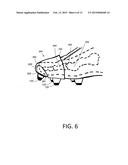 TOE PROTECTOR FOR ATHLETIC FOOTWEAR HAVING REMOVABLE CLEATS diagram and image