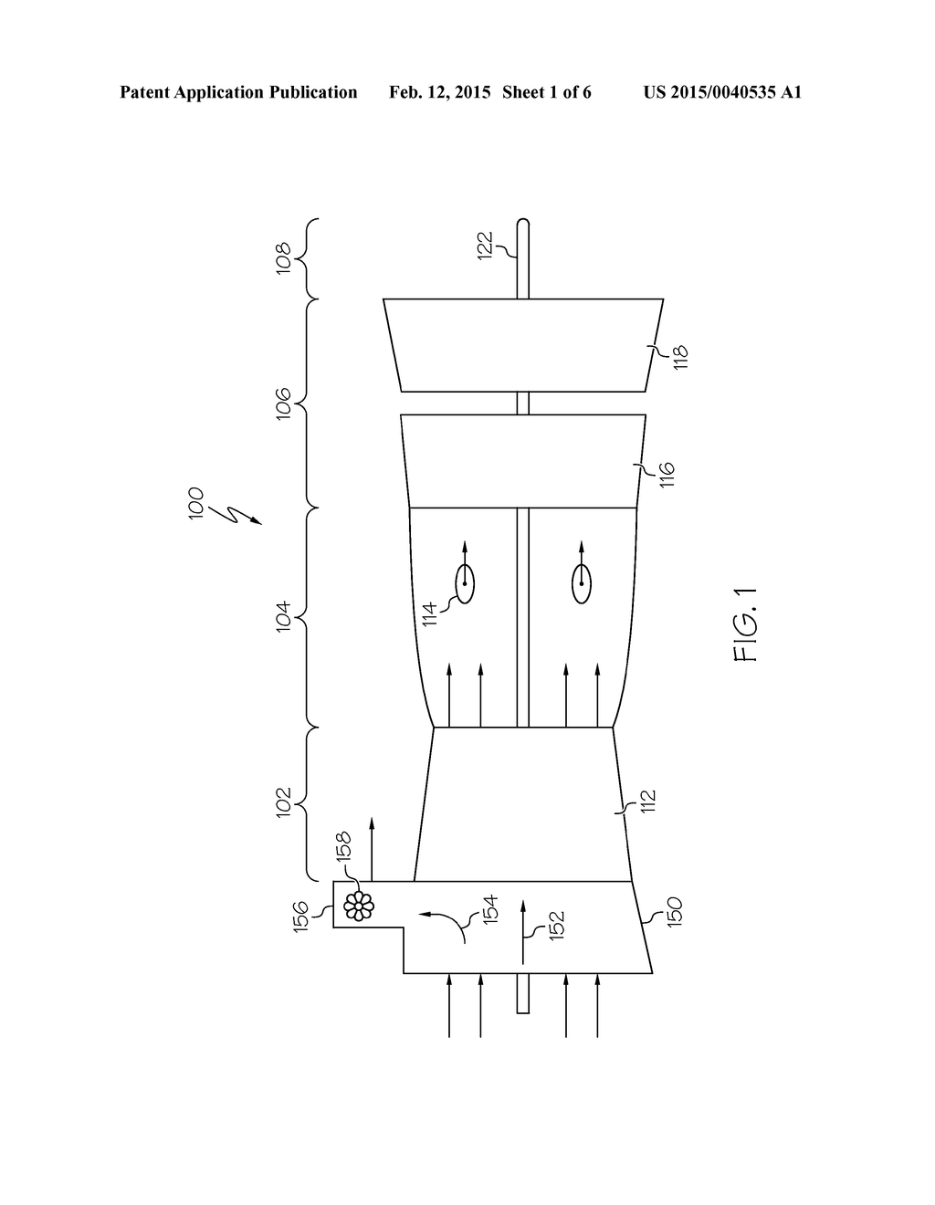 INLET PARTICLE SEPARATOR SYSTEM WITH HUB AND/OR SHROUD SUCTION - diagram, schematic, and image 02