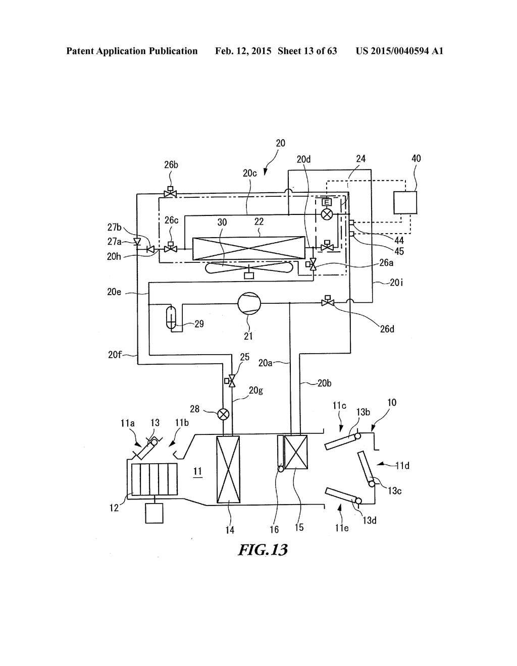 VEHICLE AIR CONDITIONING APPARATUS - diagram, schematic, and image 14